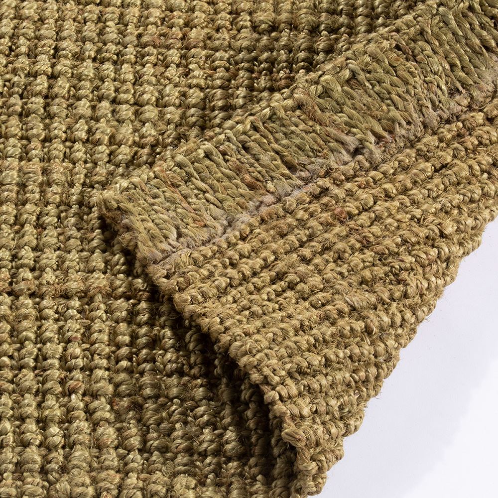 Whitefield Handwoven Boucle 45x150cm Olive Runner (Bale 206)
