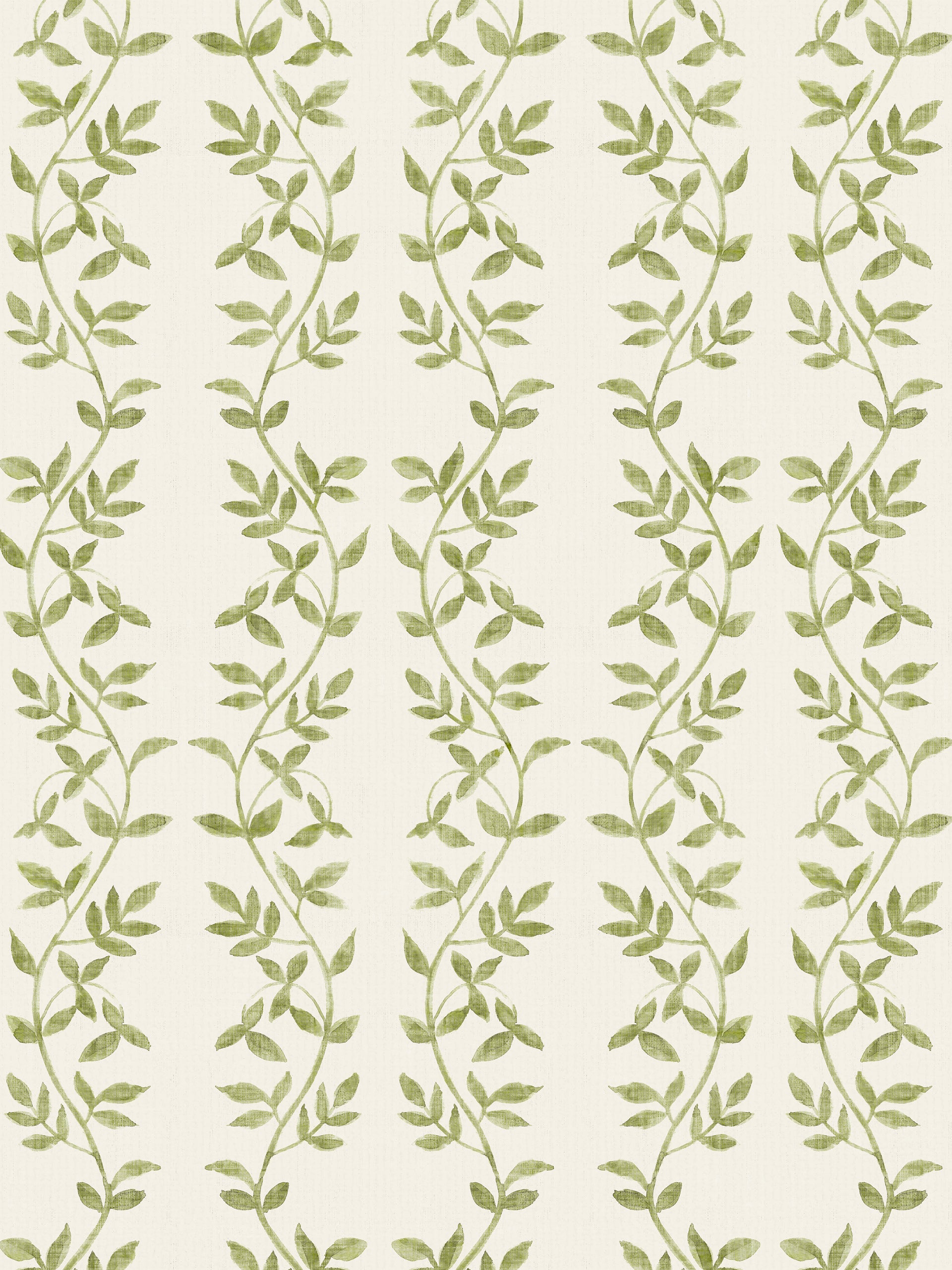 Botanic Vines Spring Green Fabric - Esselle Home