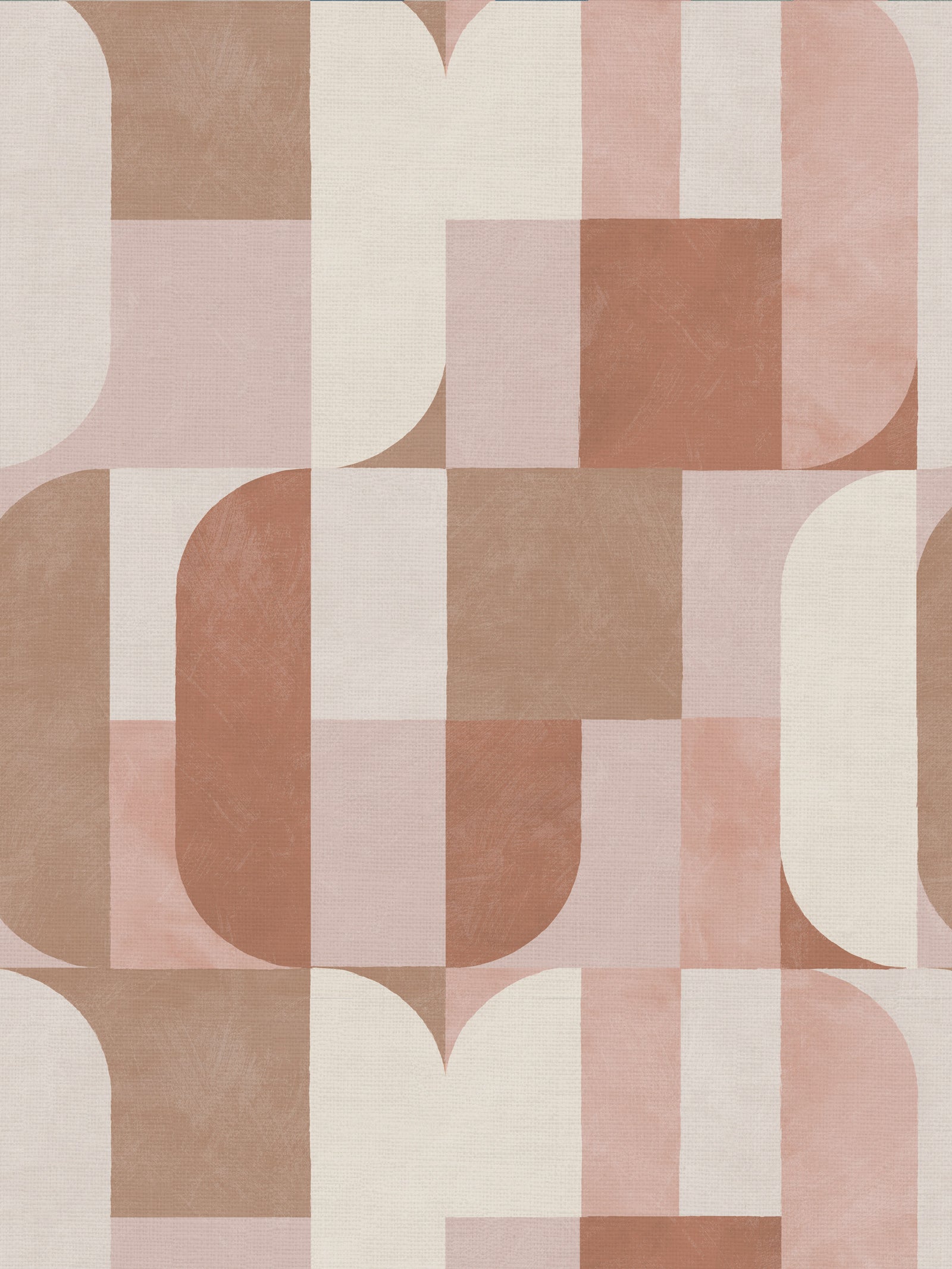 Atton Blush / Natural Wallpaper - Esselle Home