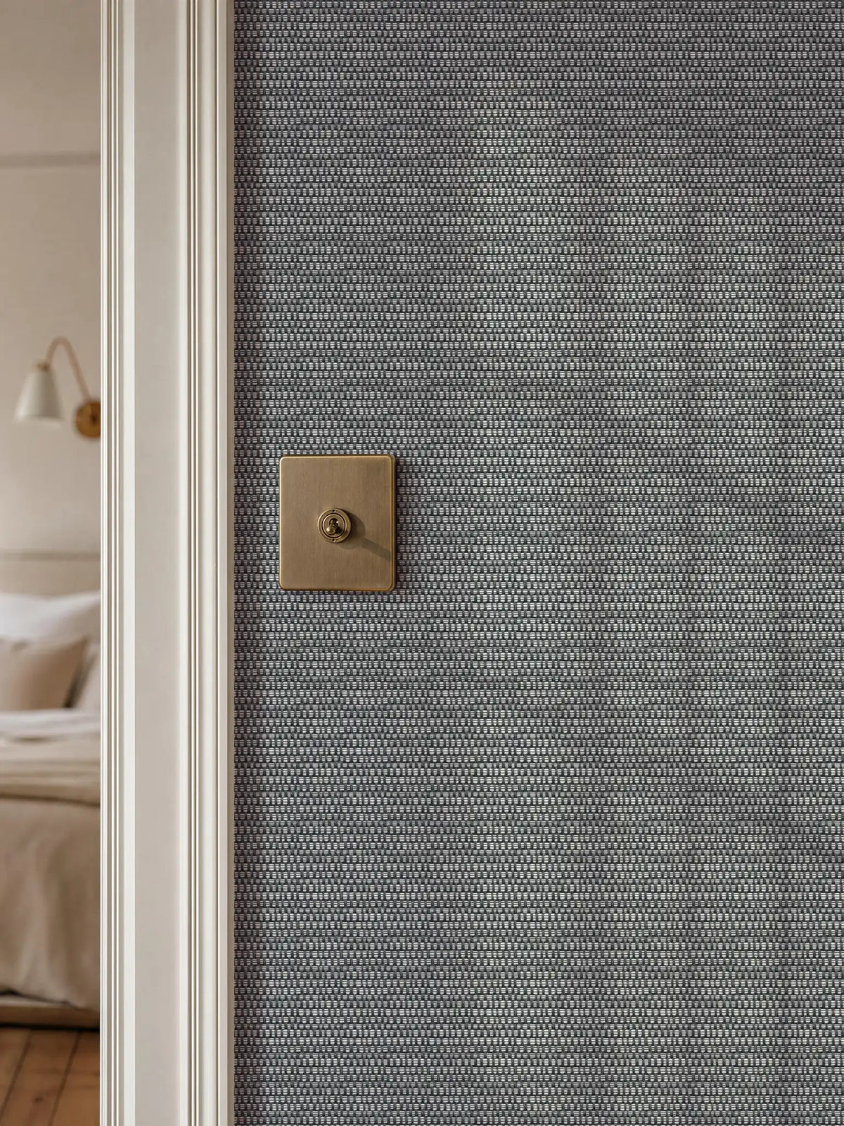 Duxton Navy Wallpaper - Esselle Home