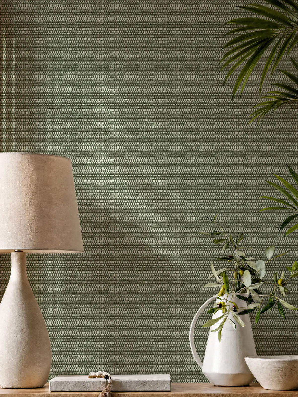 Duxton Green Wallpaper - Esselle Home