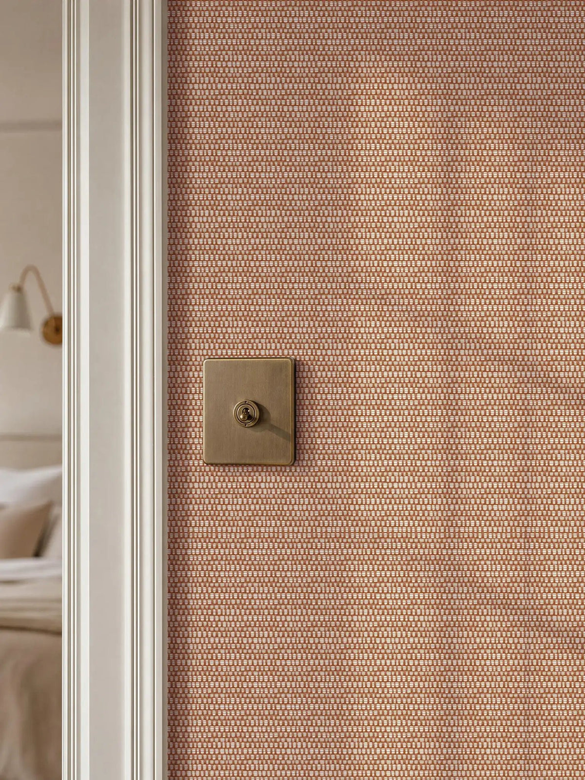 Duxton Terracotta Wallpaper - Esselle Home