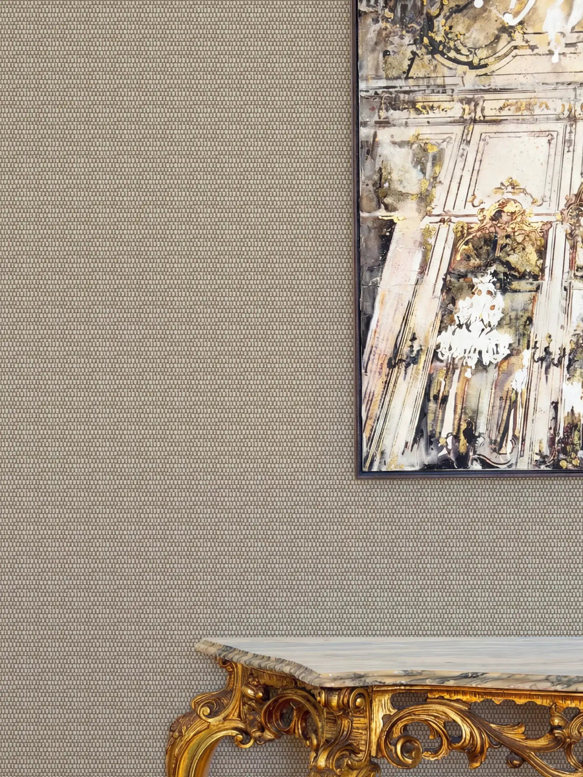 Duxton Natural Wallpaper - Esselle Home