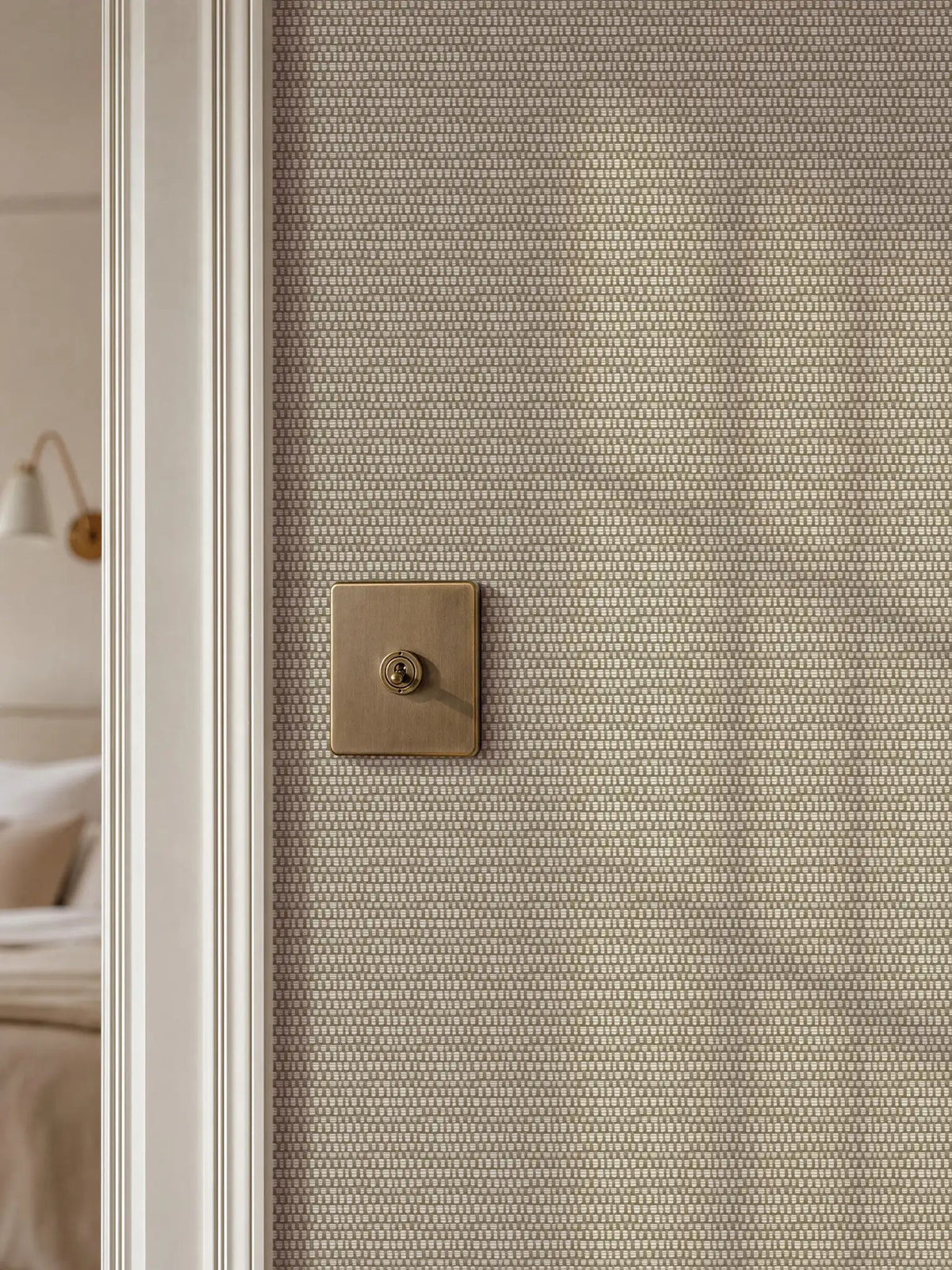 Duxton Natural Wallpaper - Esselle Home