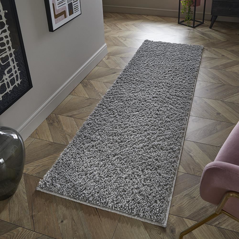 Larissa Shaggy 67x200cm Ghost Grey Runner