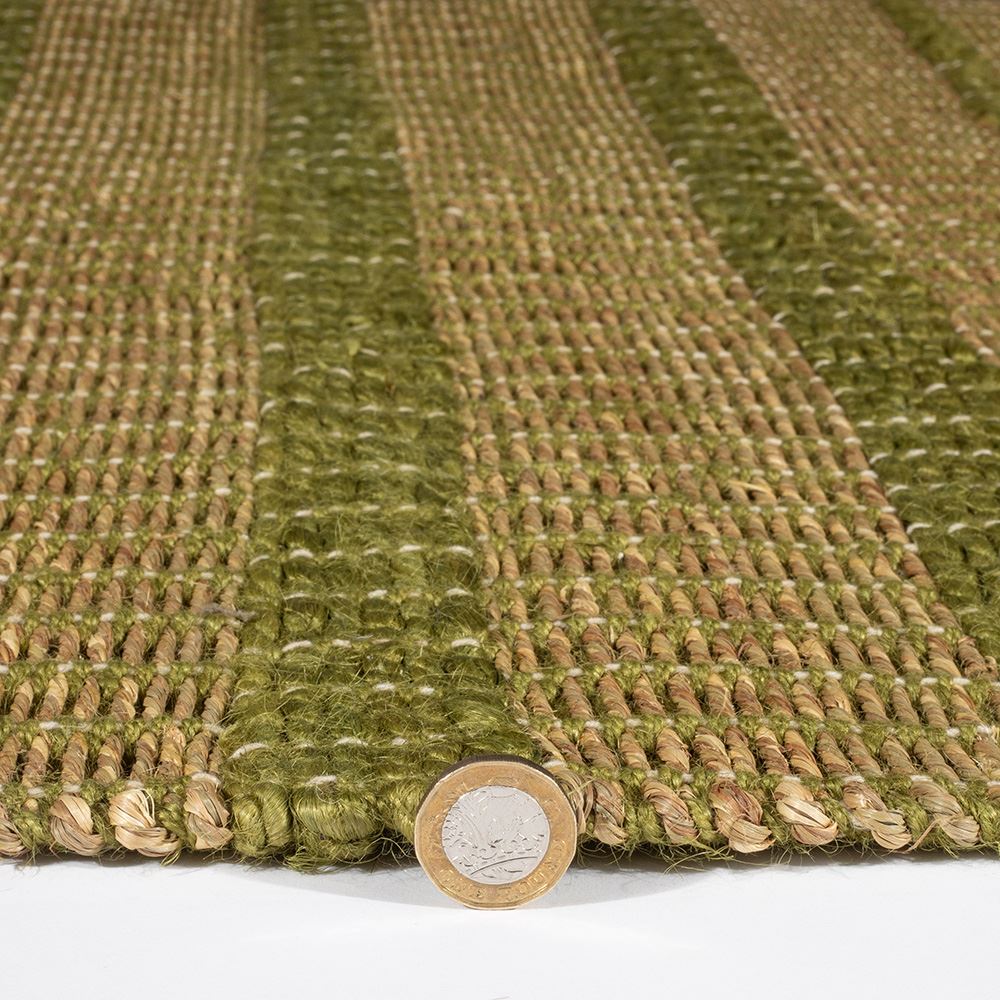 Ancoats Jute/ Seagrass Pitloom 120x170cm Green Rug