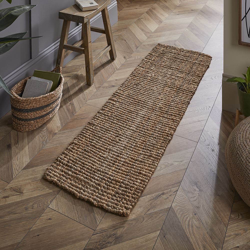 Whitefield Handwoven Boucle Natural Runner 45x150cm