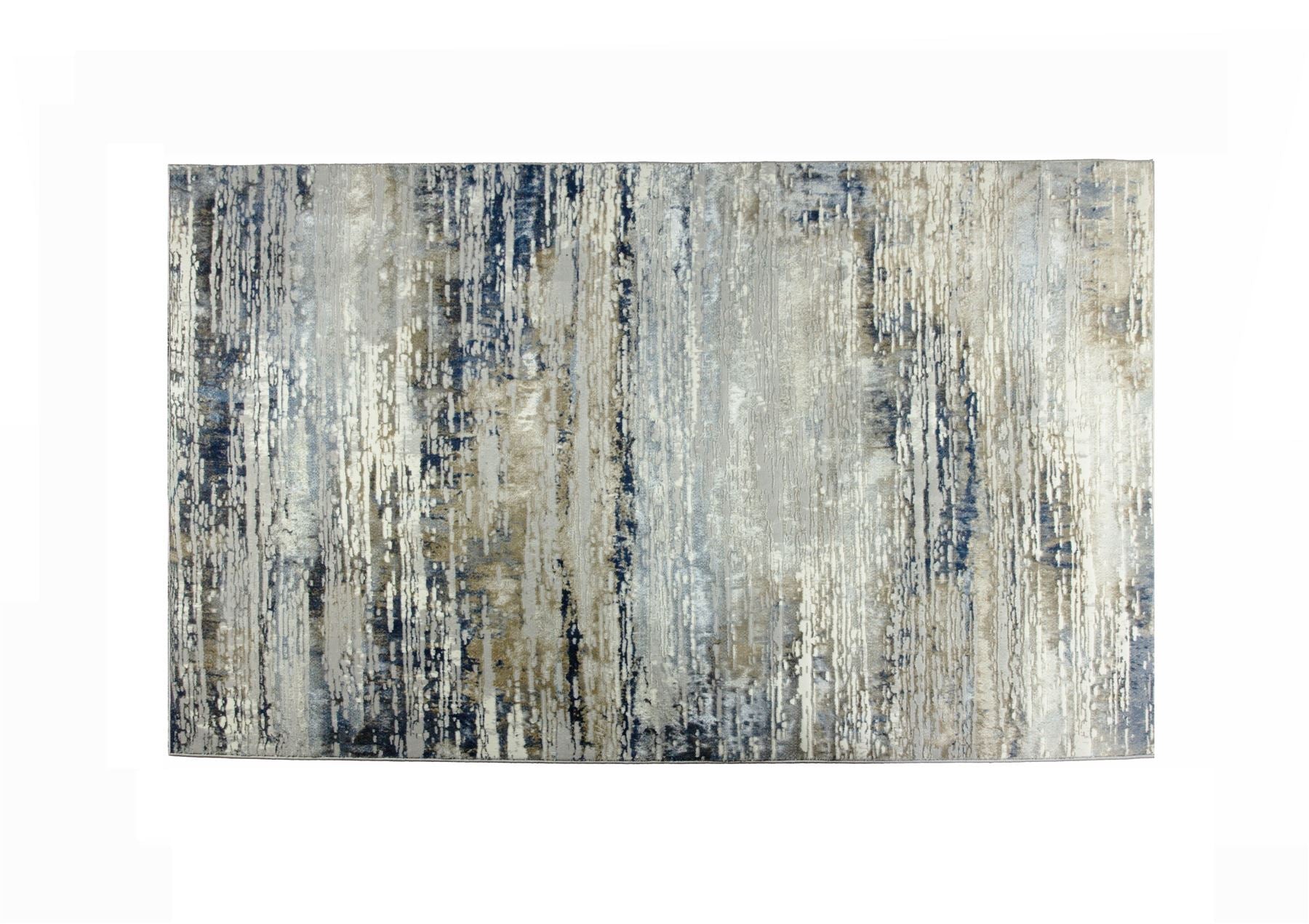 Solar Neptune Natural / Blue Rug - Esselle Home