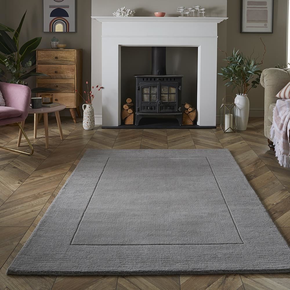 Esme Wool Silver Rug