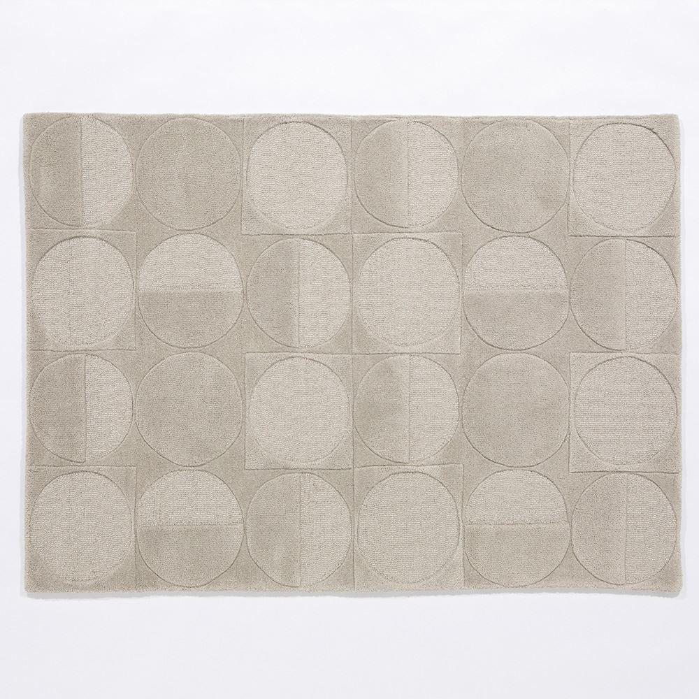 Arabella Wool 160x230cm Grey Rug