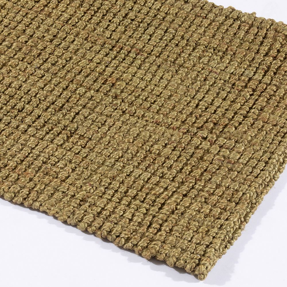 Whitefield Handwoven Boucle 45x150cm Olive Runner (Bale 206)