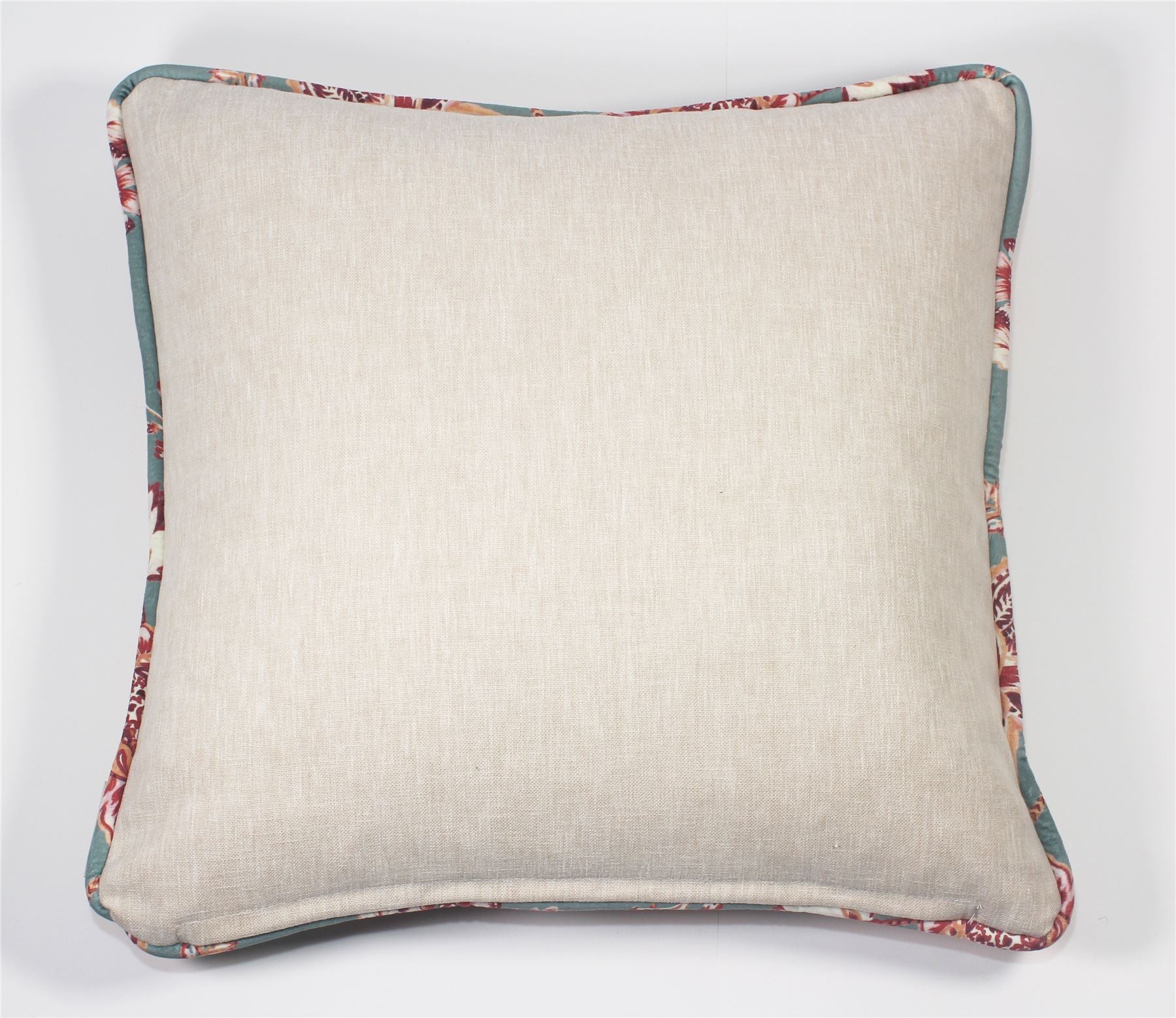 Kashmir Jacobean Teal/Raspberry Cushion
