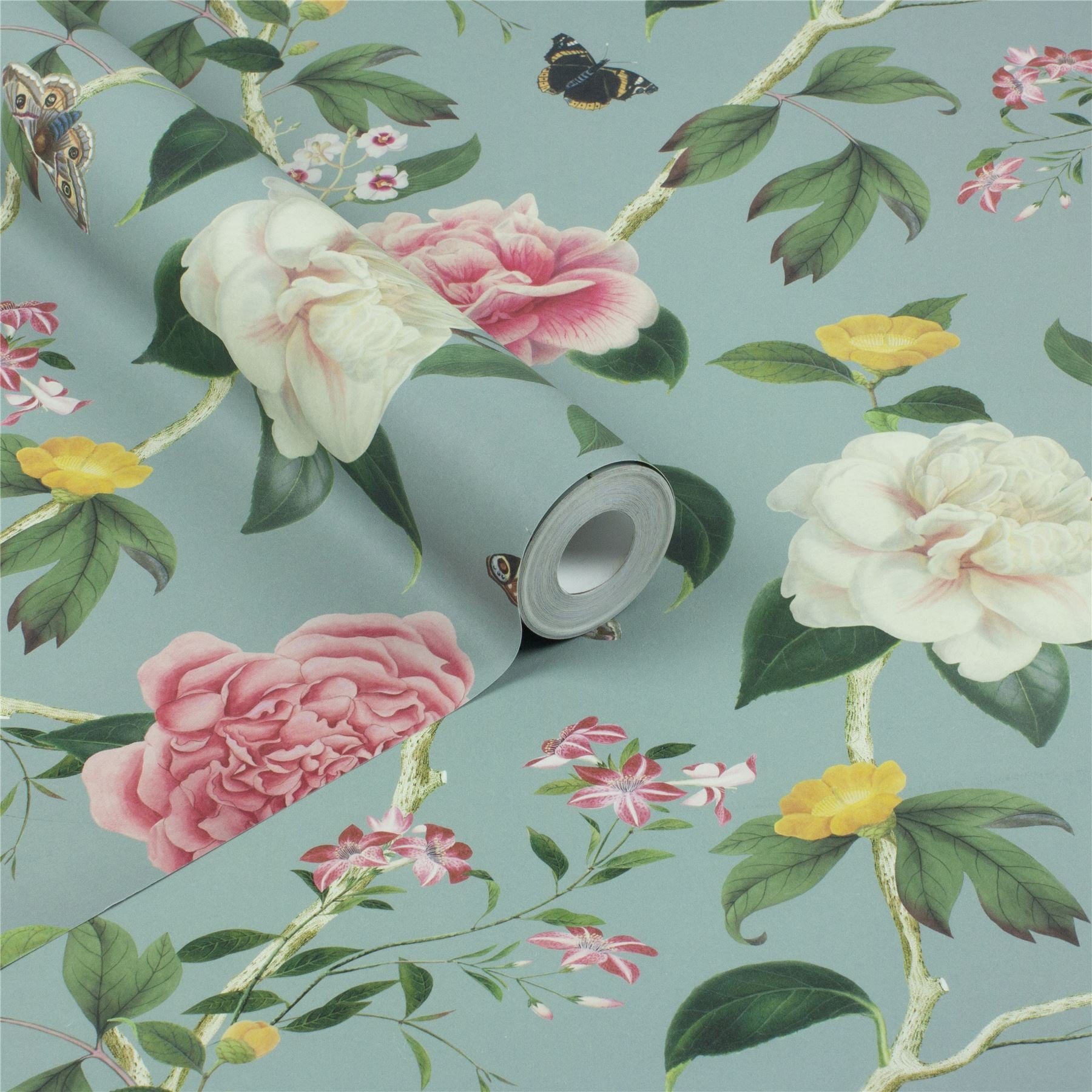 RHS Chinoiserie Charmer Blue Wallpaper - Esselle Home