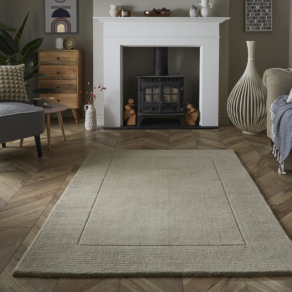 Esme Wool Stone Rug 120x170cm (Bale 168)