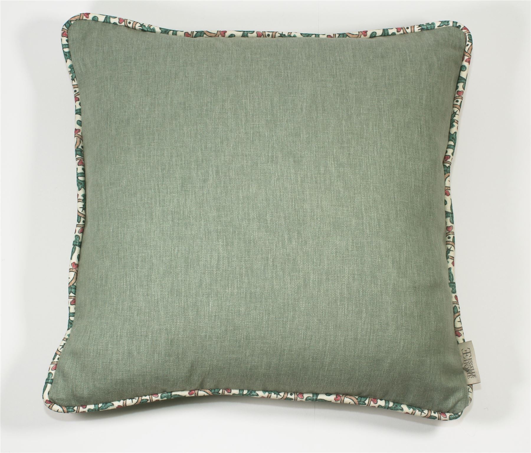 Eden Plain/Veda Mineral Green Cushion - Main Image