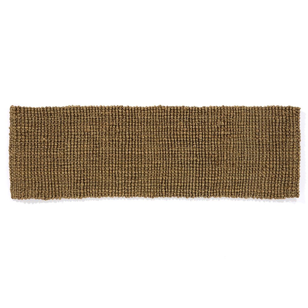 Whitefield Handwoven Boucle 45x150cm Olive Runner (Bale 206)