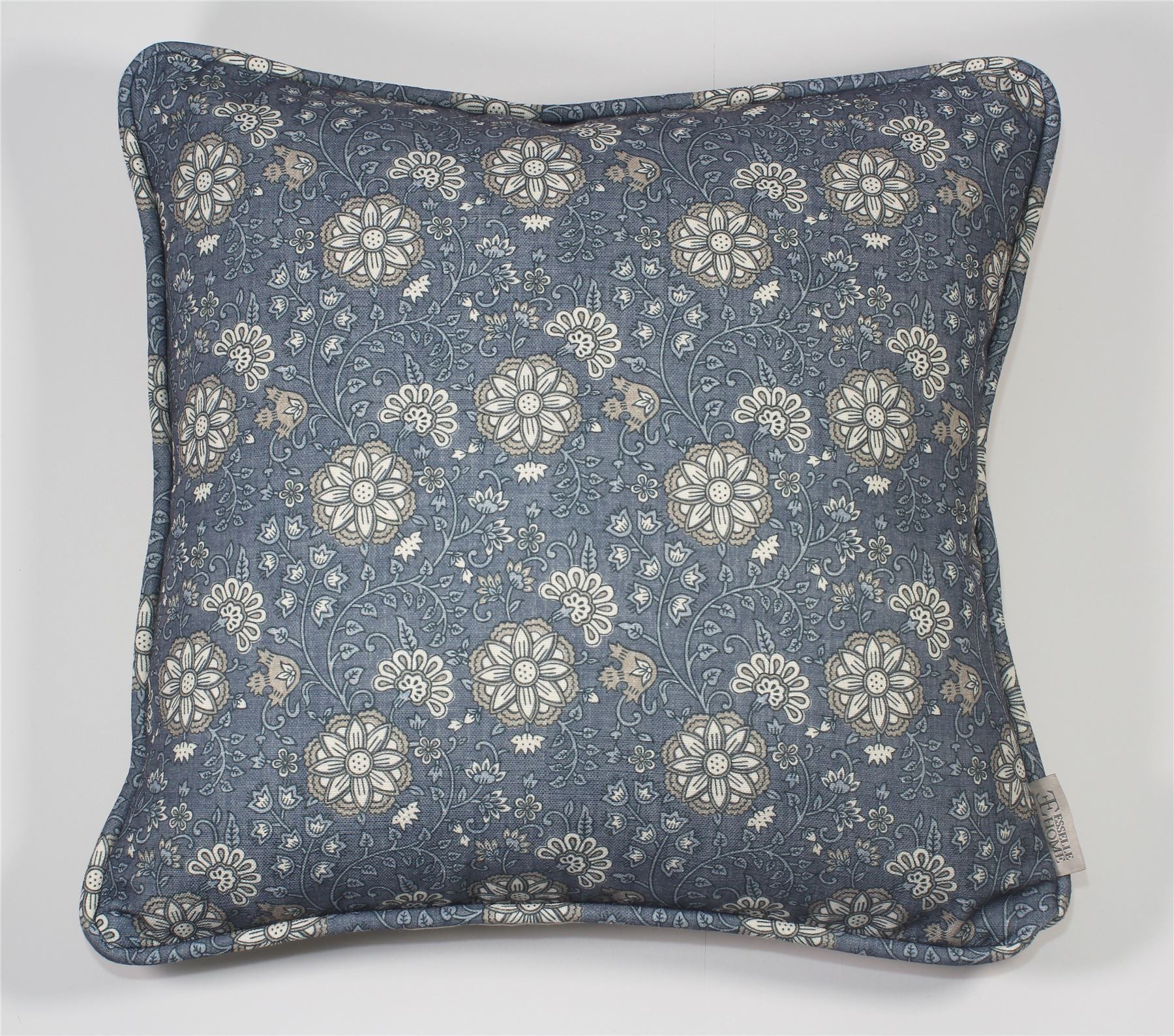 Lucien Trail Navy/Taupe Cushion