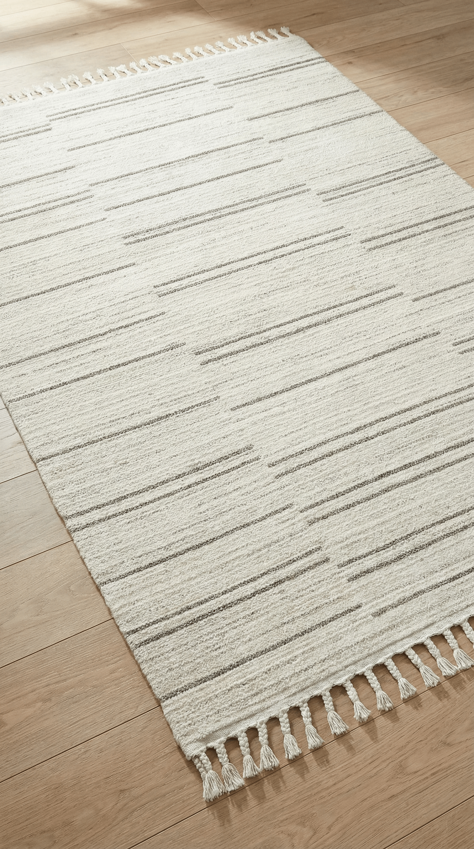 Arctic Vista Natural / Grey Rug - Esselle Home