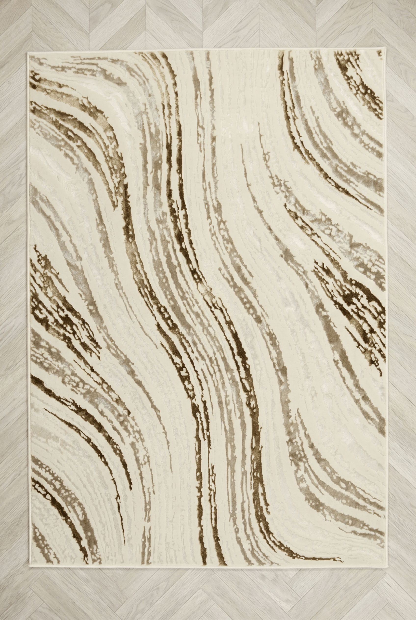 Solar Saturn Natural / Copper Rug - Esselle Home
