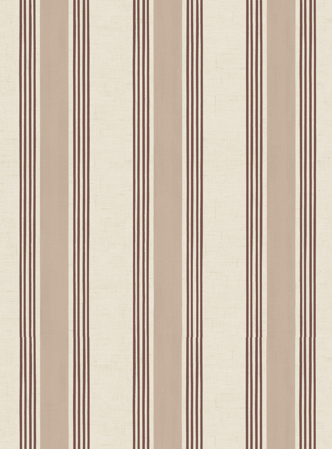 Old World Stripe Blush Pink Wallpaper