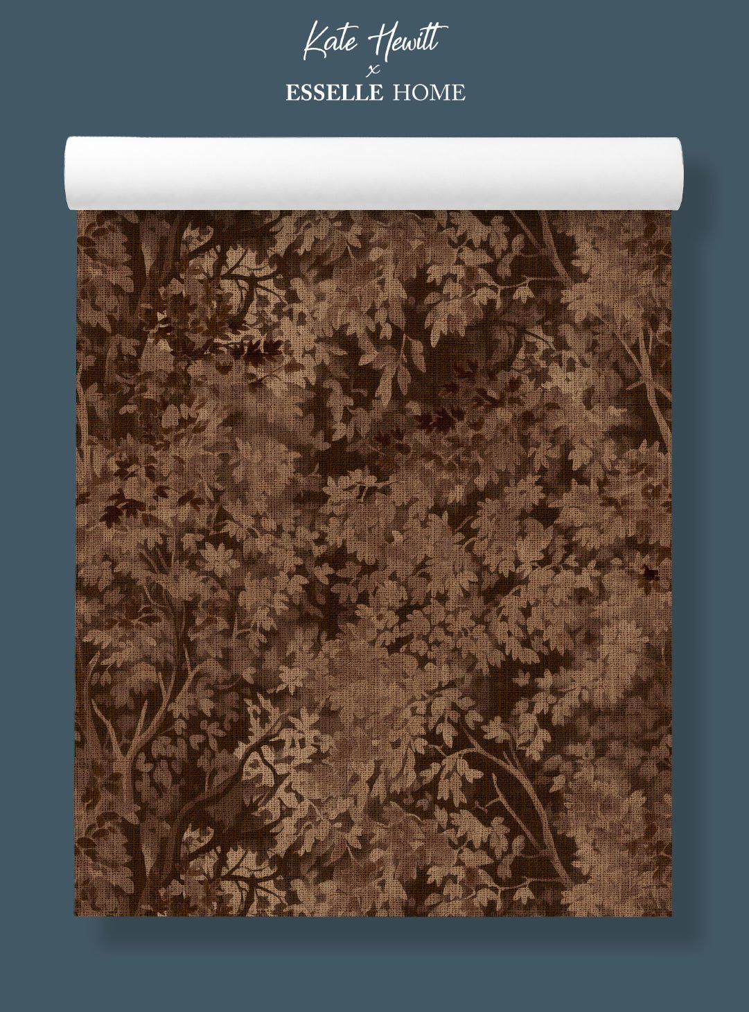 Wild Verdue Autumn Rust Wallpaper - Esselle Home