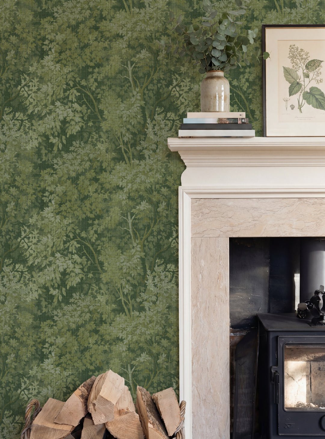 Wild Verdue Fresh Green Wallpaper - Esselle Home