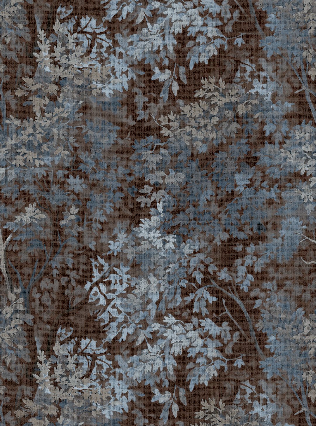 Wild Verdue Midnight Navy Wallpaper - Esselle Home