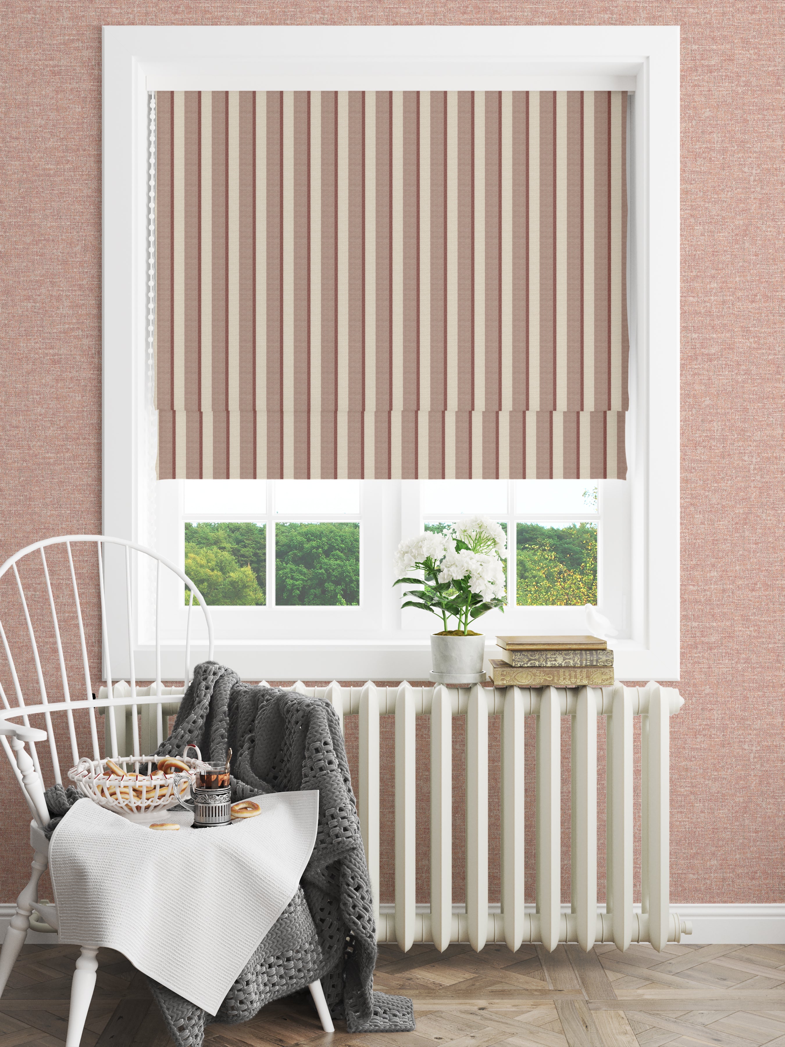 Lolen Salmon Fabric - Esselle Home