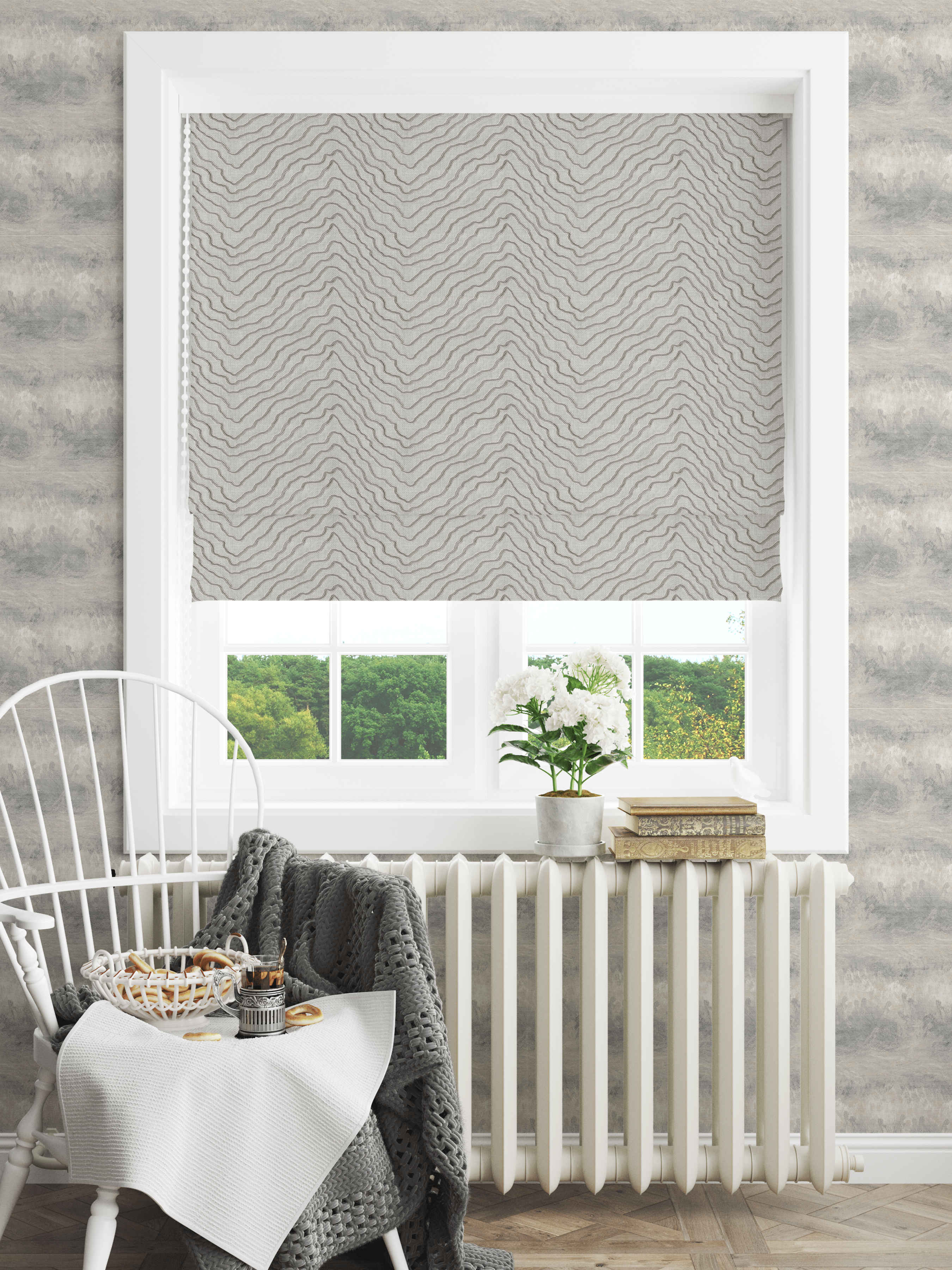 Sidford Silver Fabric - Esselle Home
