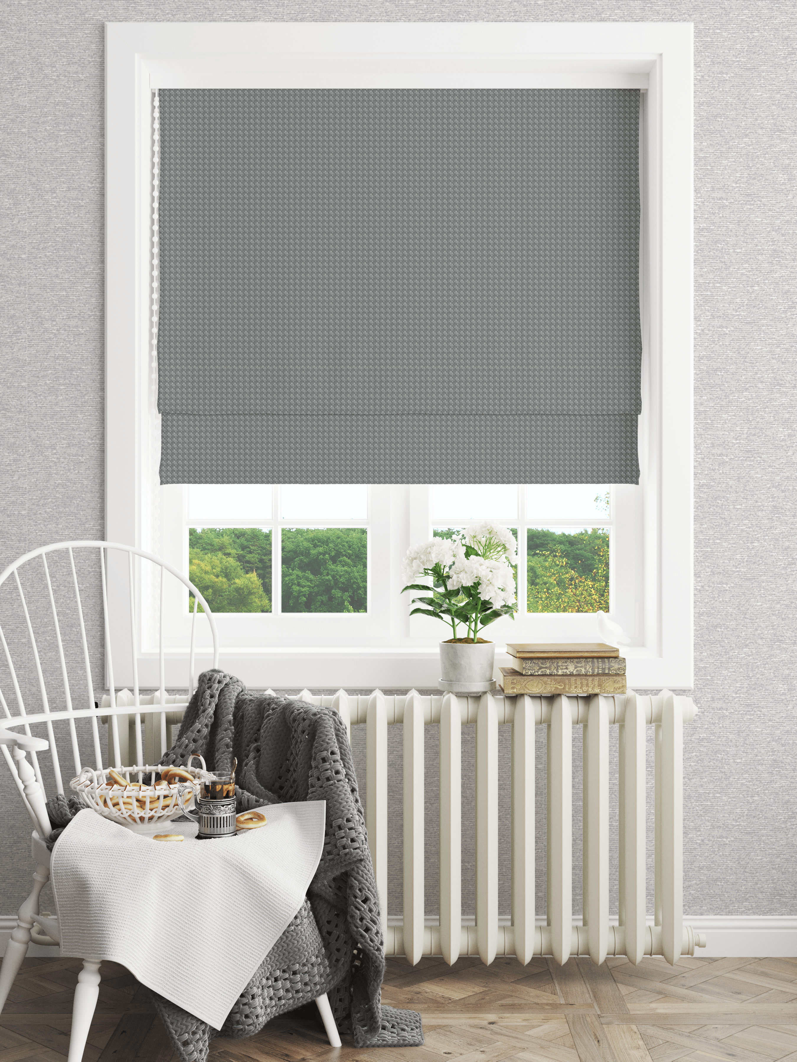 Millar Charcoal Fabric - Esselle Home