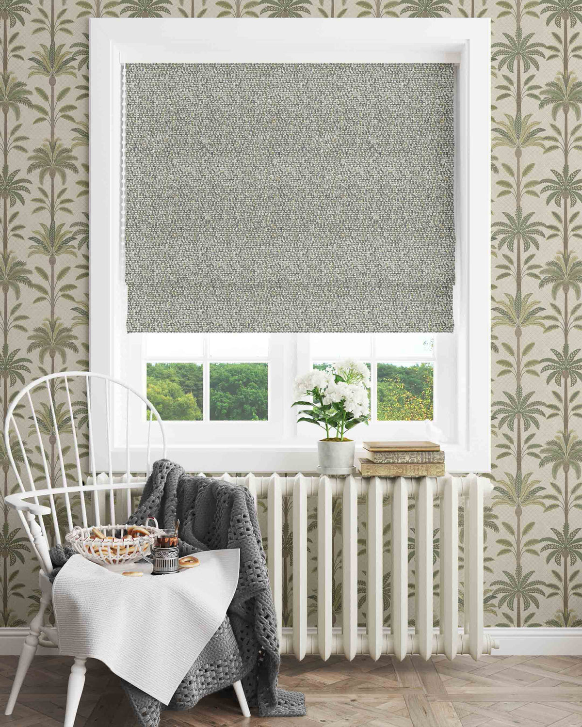 Banyan Slate Blind - Esselle Home