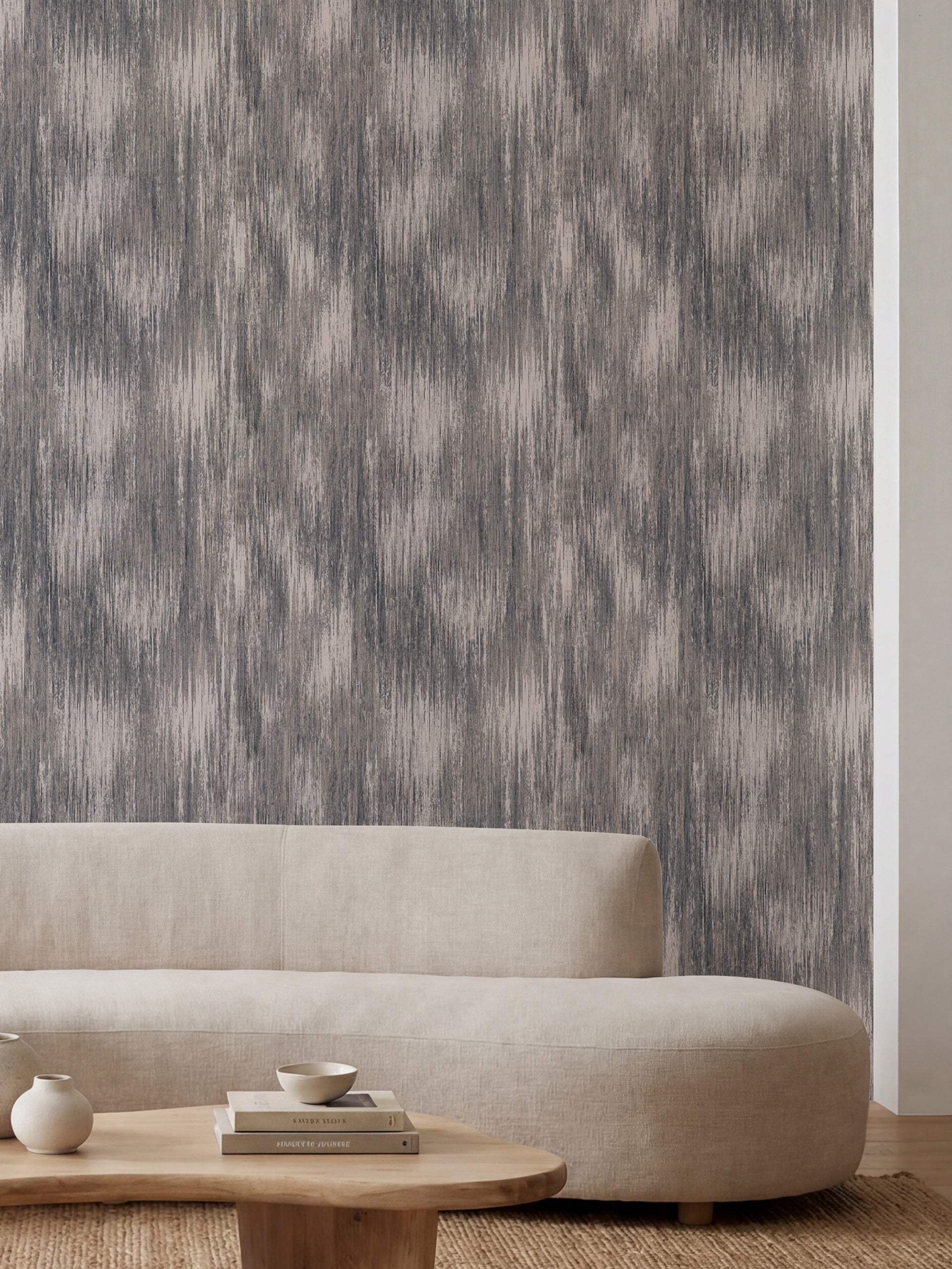 Huttoll Charcoal Wallpaper