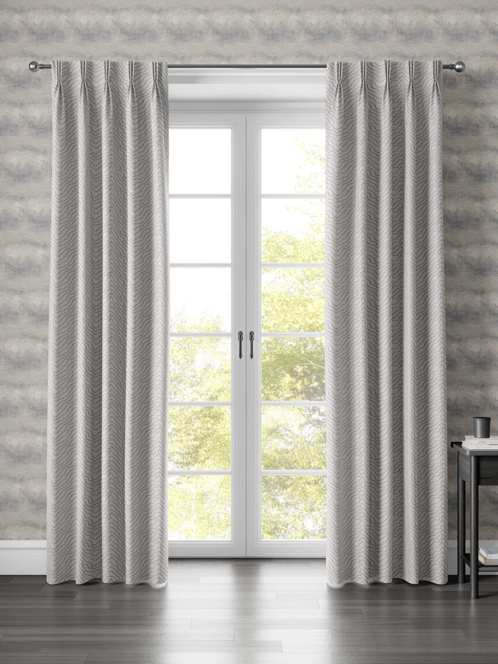 Sidford Silver Fabric - Esselle Home