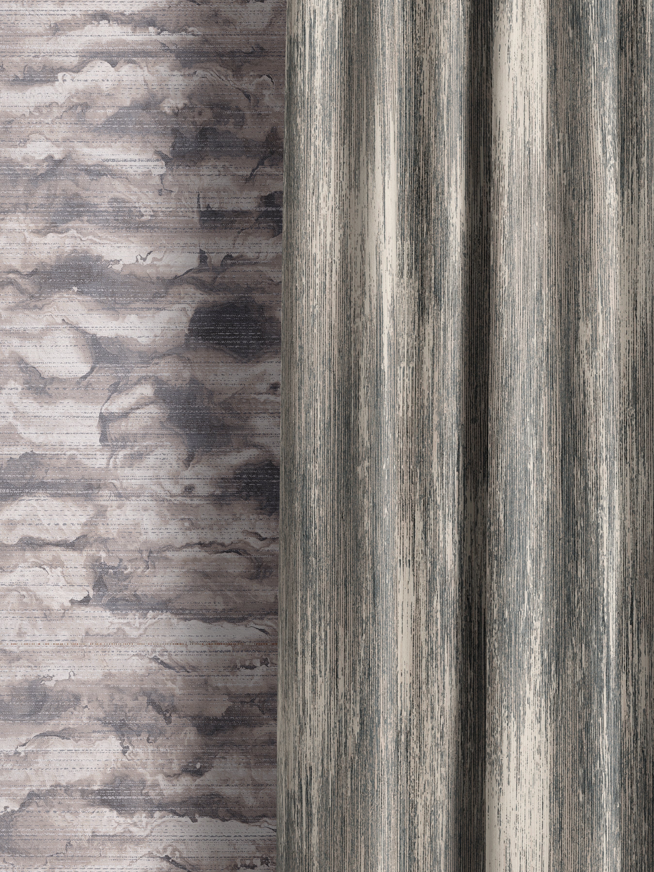 Huttoll Charcoal Fabric - Esselle Home