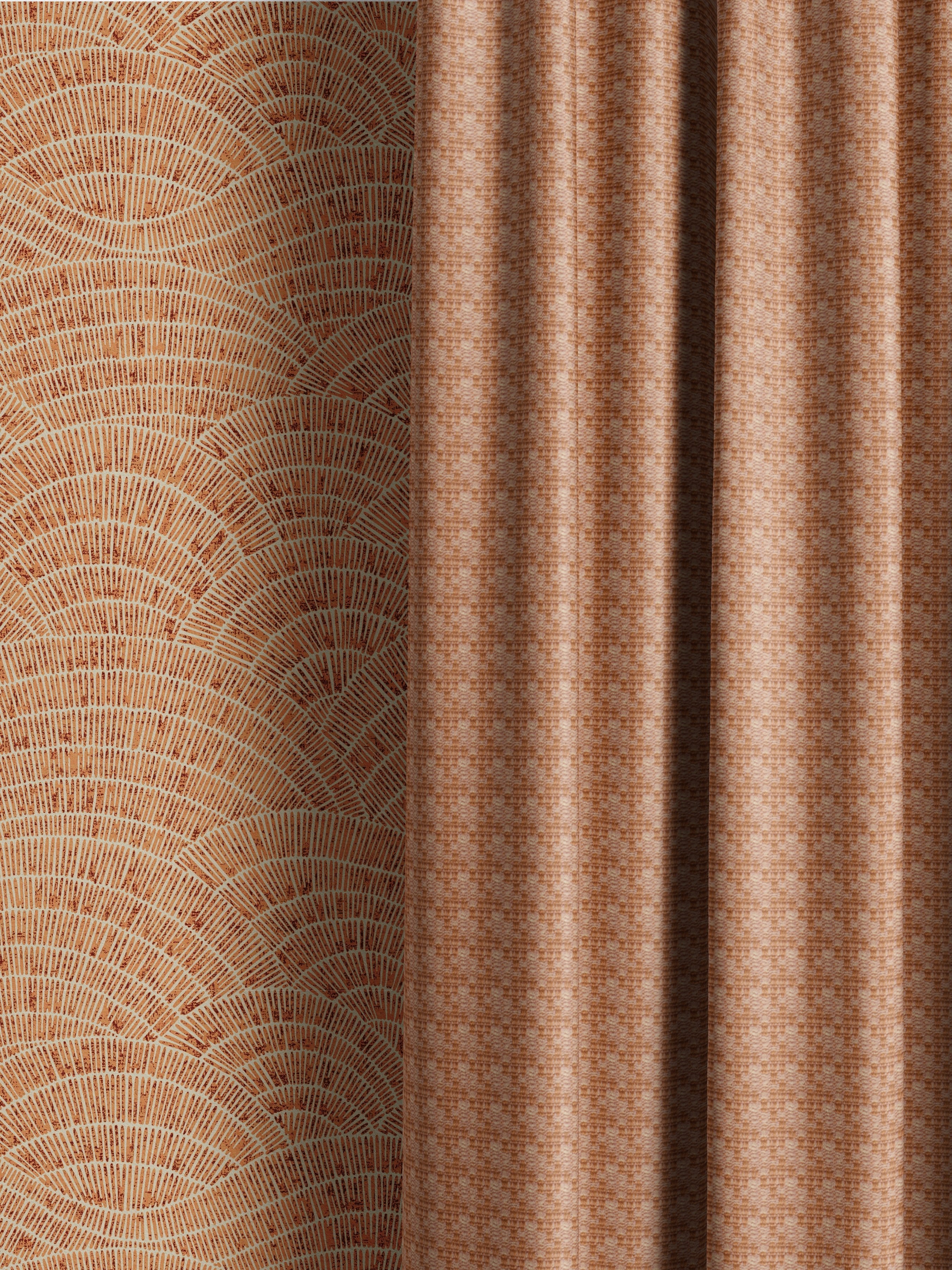 Millar Brick Fabric - Esselle Home