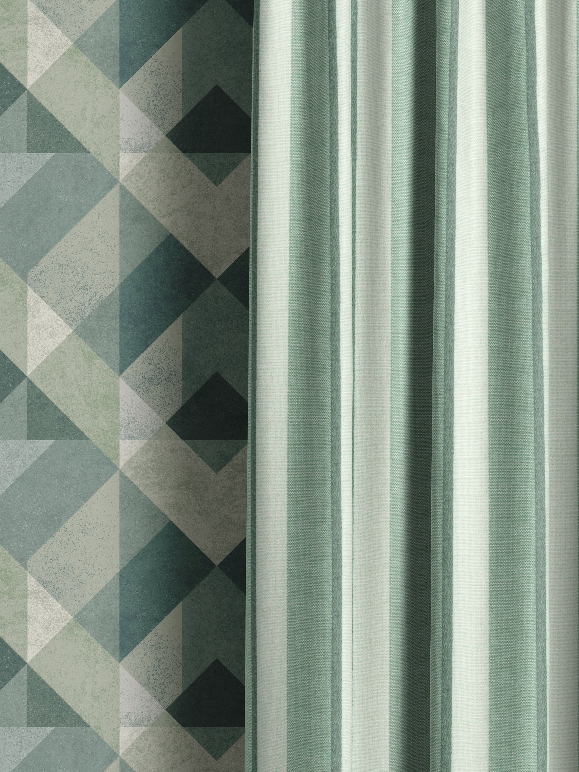 Lolen Green Fabric - Esselle Home