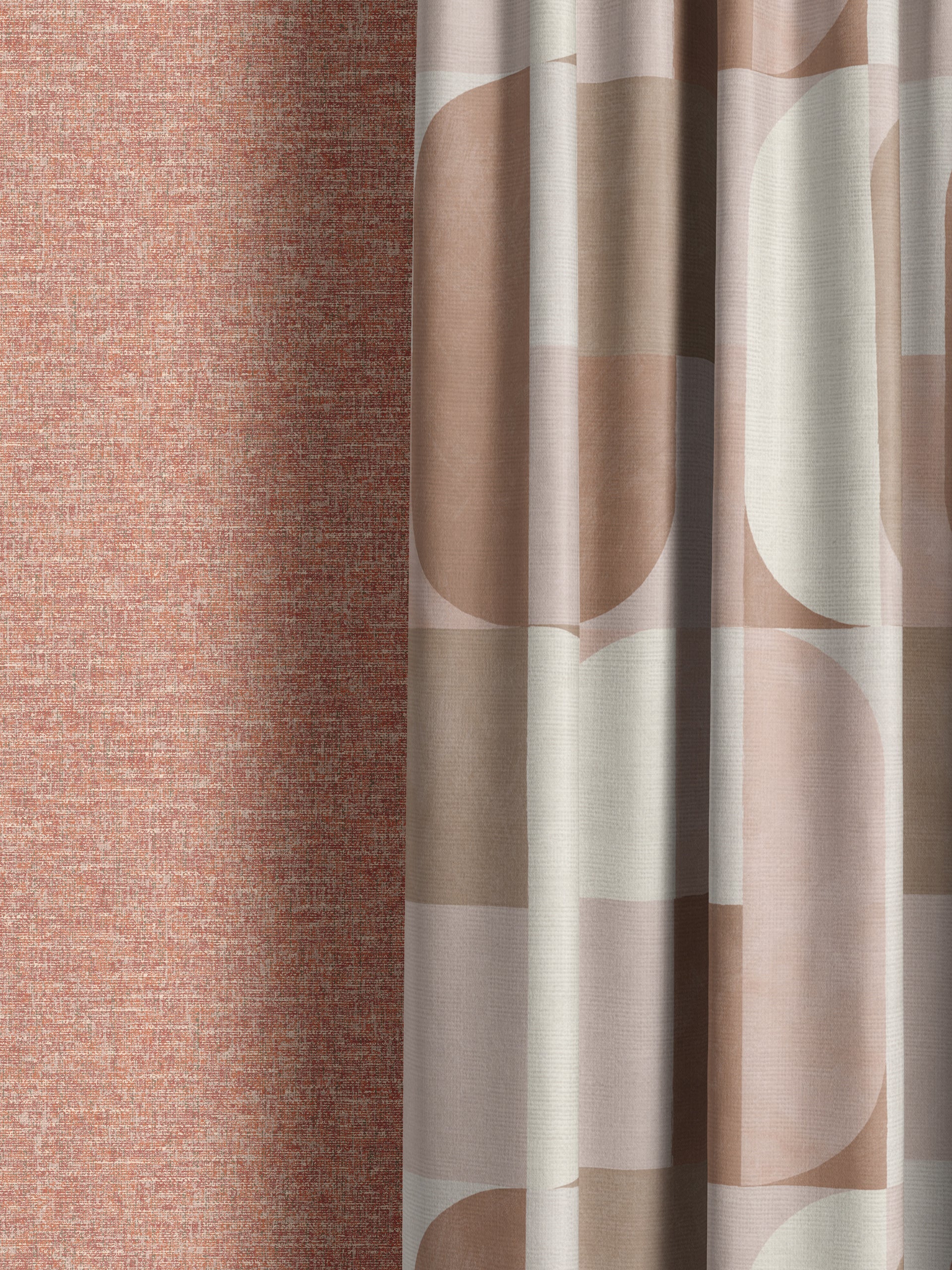 Atton Blush / Natural Fabric - Esselle Home
