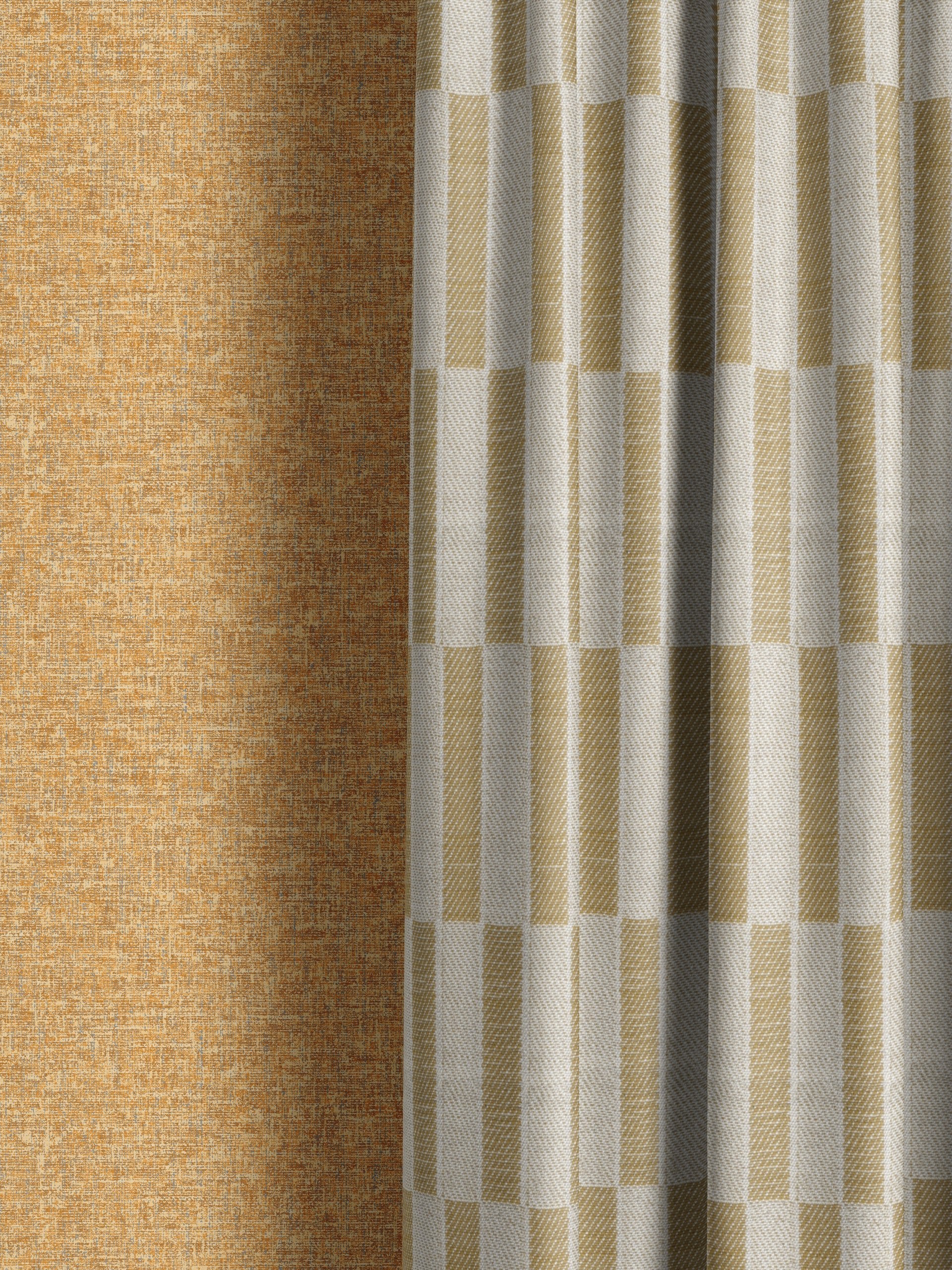Disby Ochre Fabric - Esselle Home