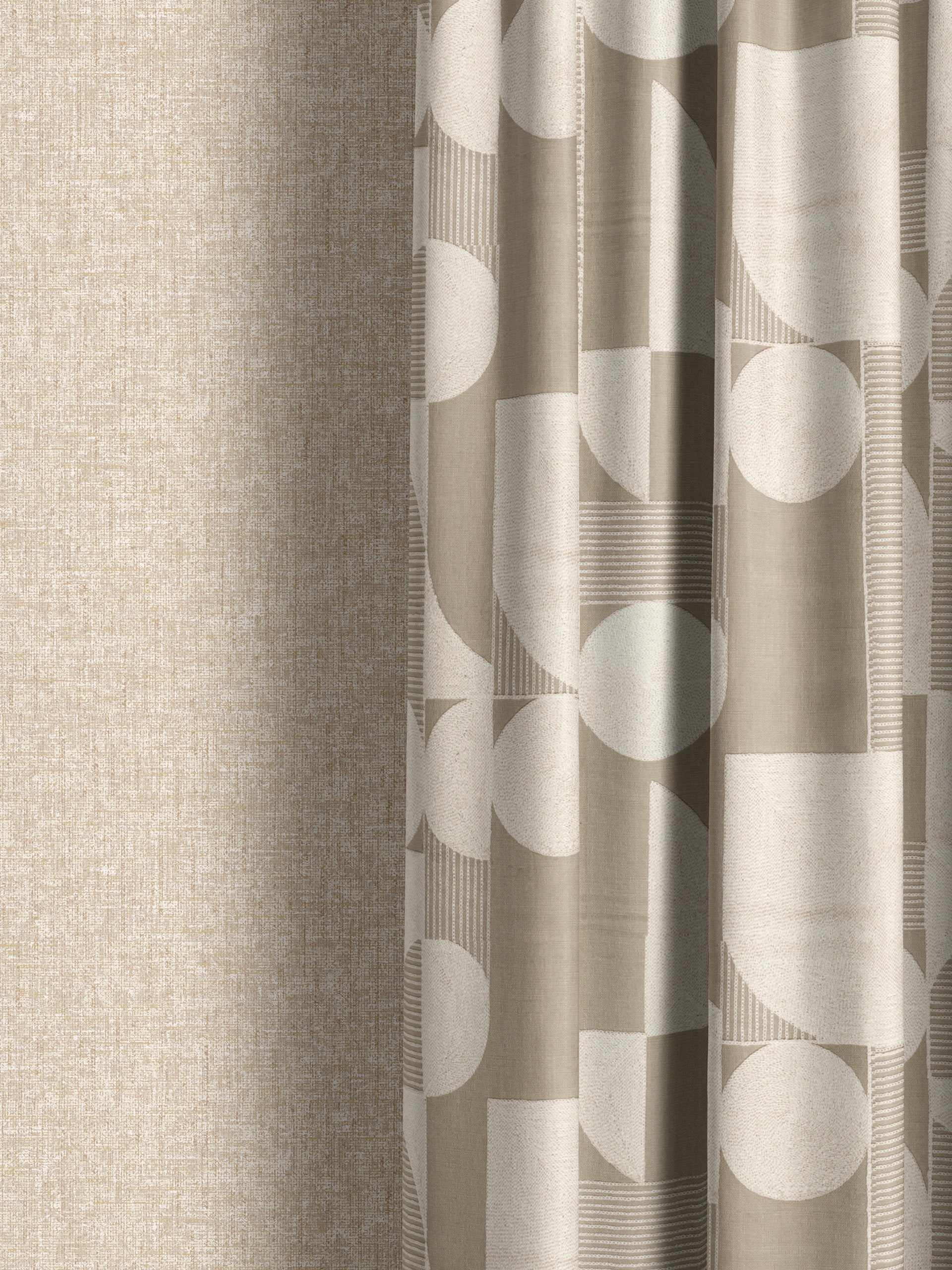 Beckett Natural Fabric