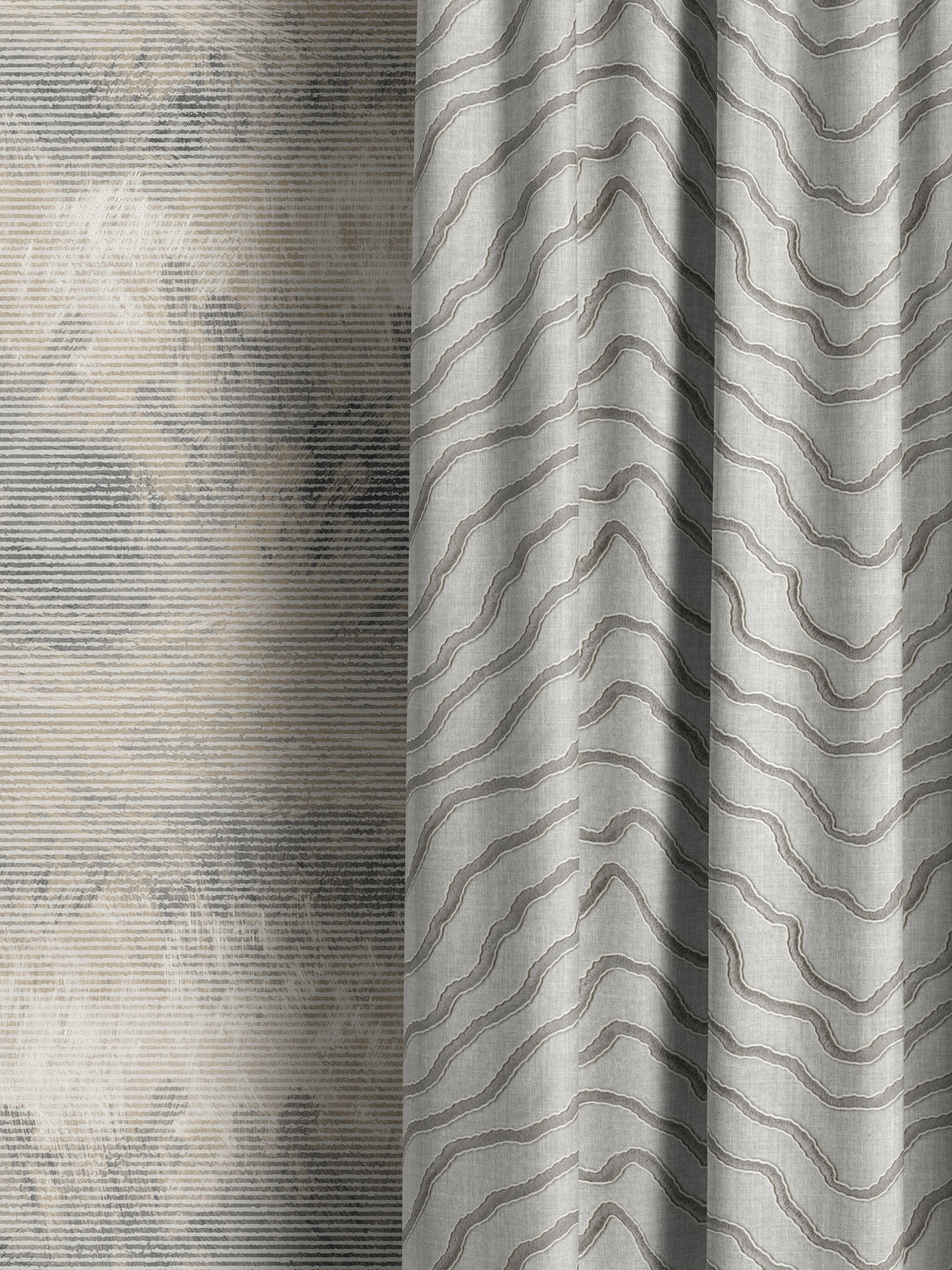 Sidford Silver Fabric - Esselle Home