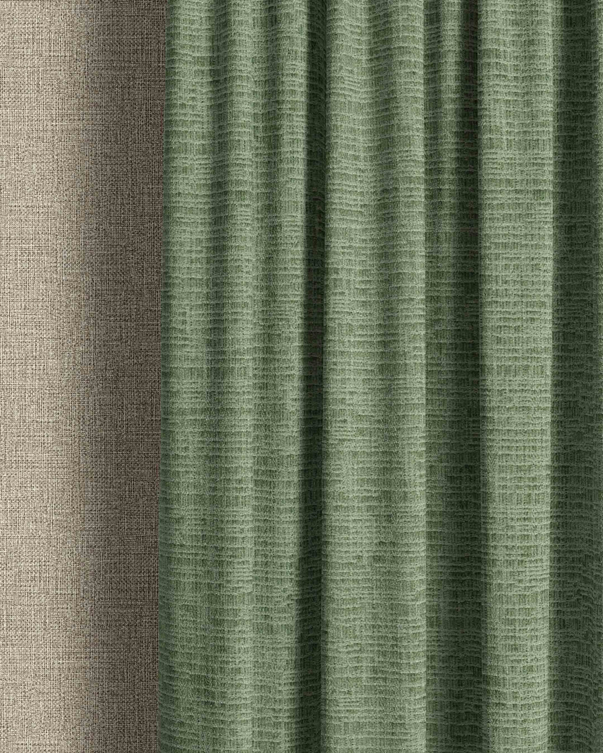 Regency Green Curtain - Esselle Home