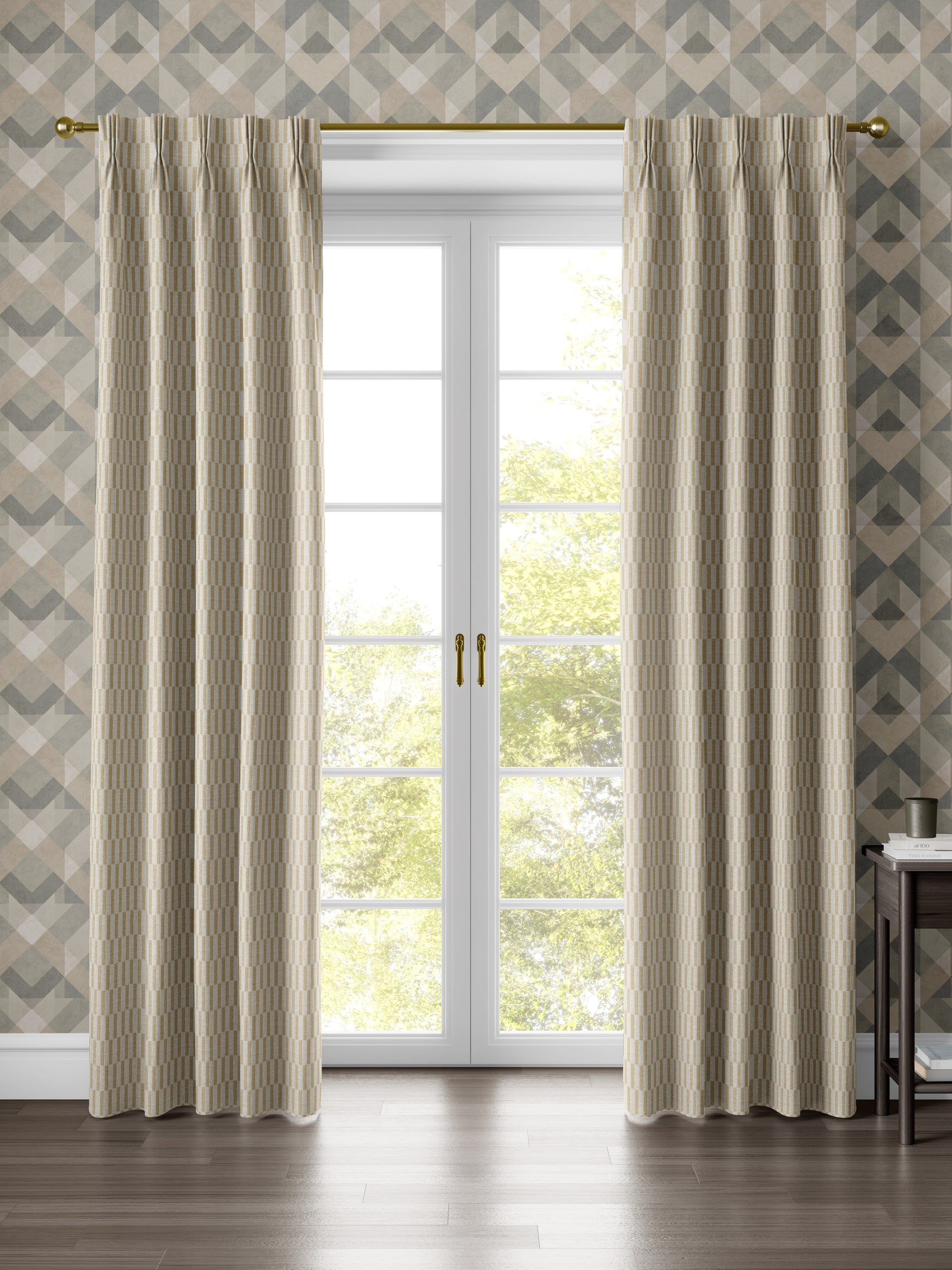 Disby Ochre Fabric - Esselle Home