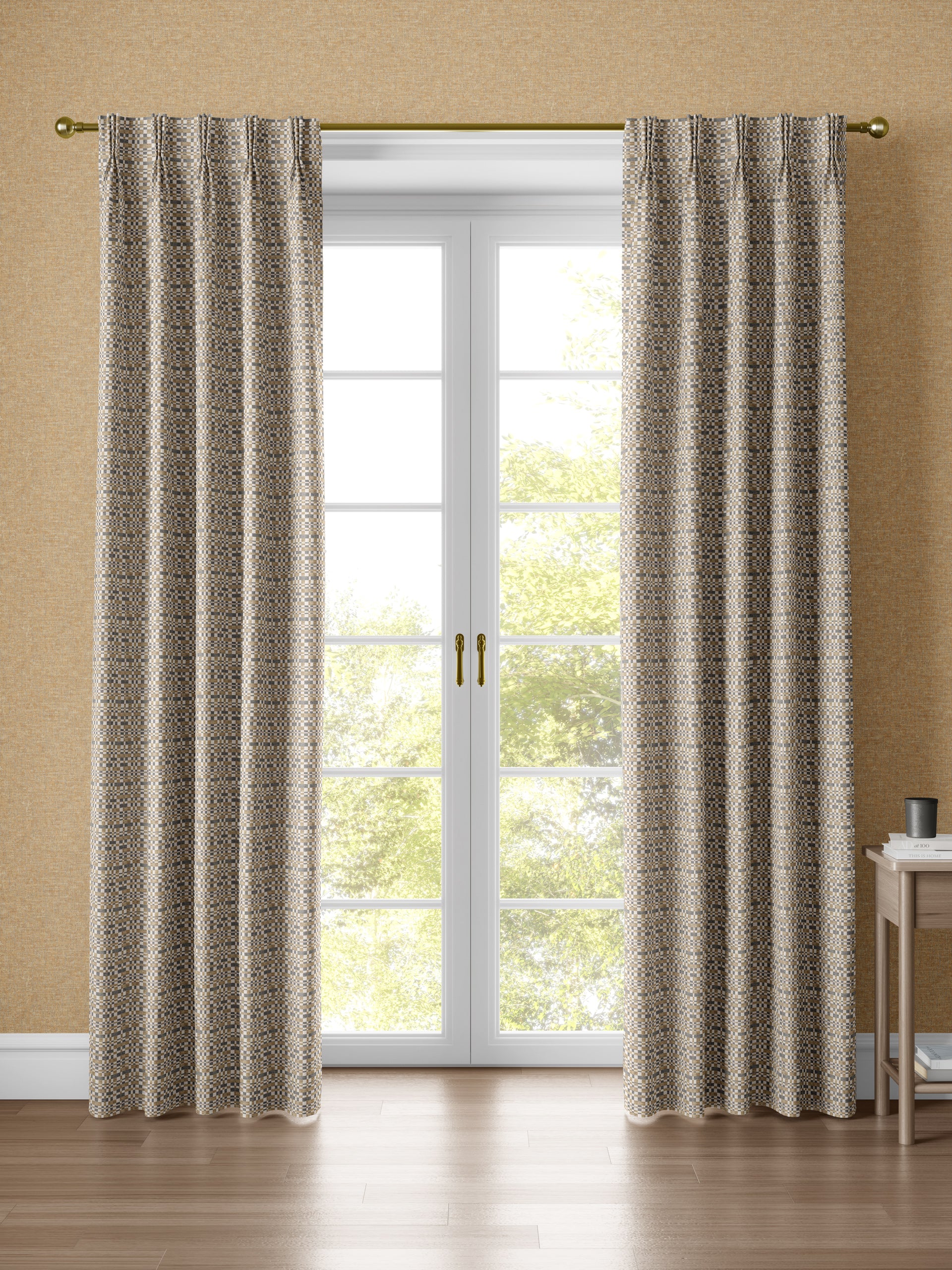 Whittle Ochre Fabric - Esselle Home