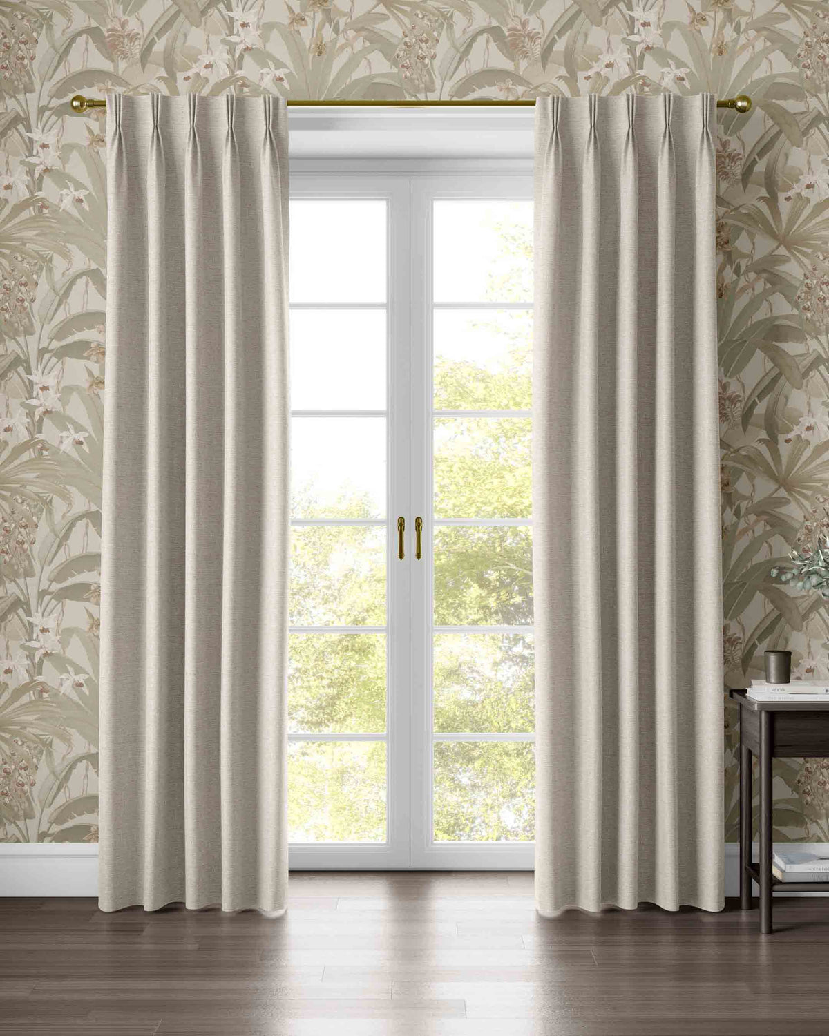 Regency Cream Curtain - Esselle Home