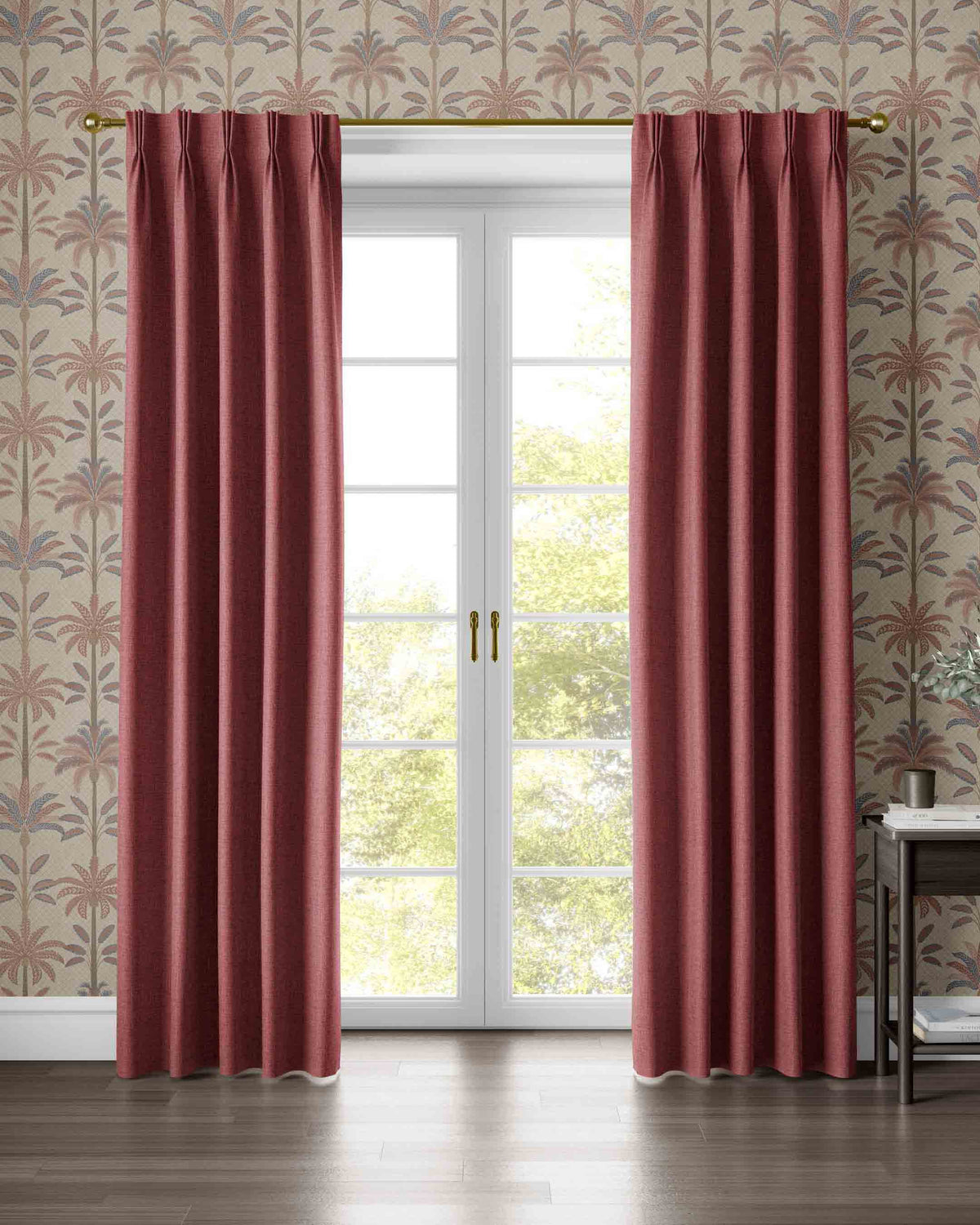Regency Mulberry Curtain - Esselle Home