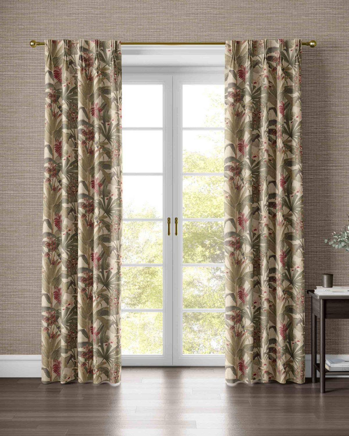 Saffron Natural Curtain - Esselle Home