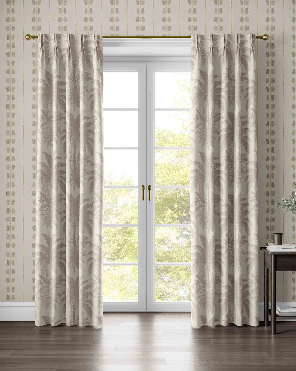 Palmera Natural Curtain - Esselle Home
