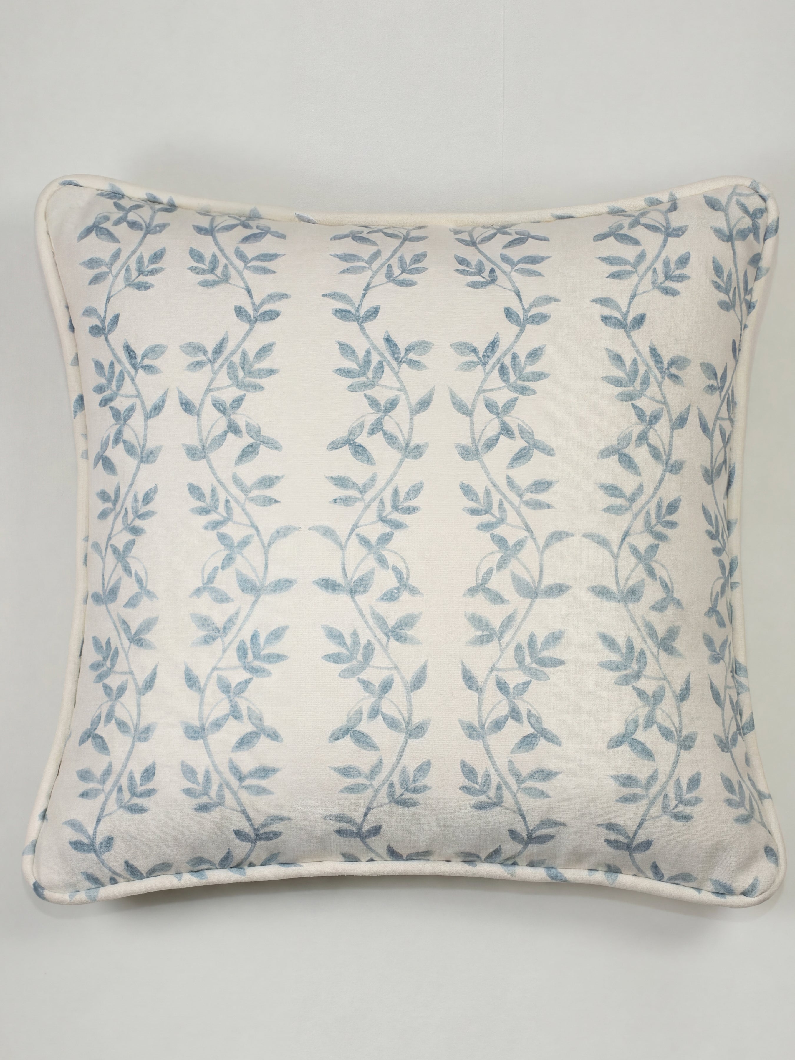 Botanic Vines Slate Blue Cushion - Esselle Home