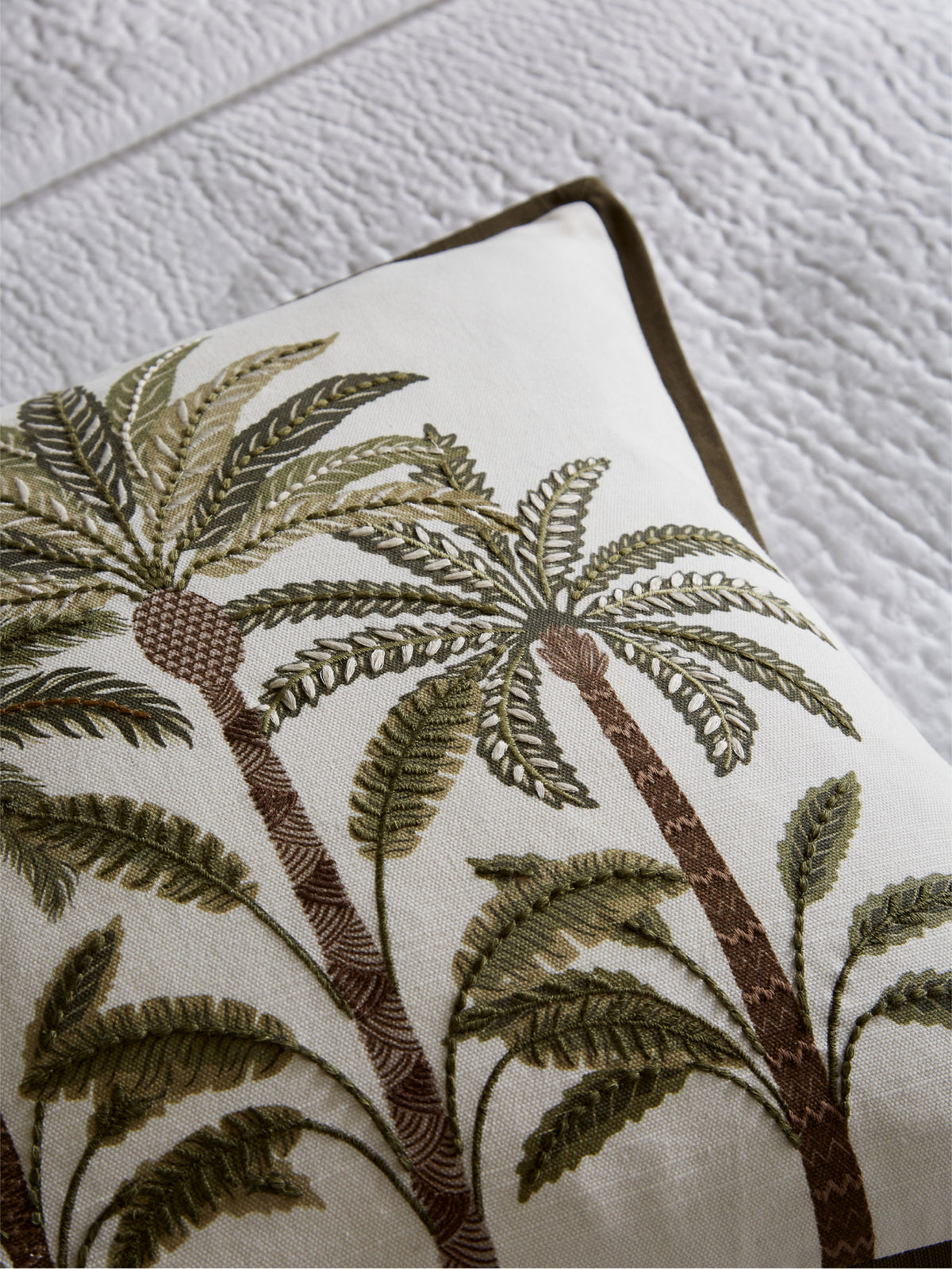 Solana Green 45 x 45 cm Cushion - Esselle Home