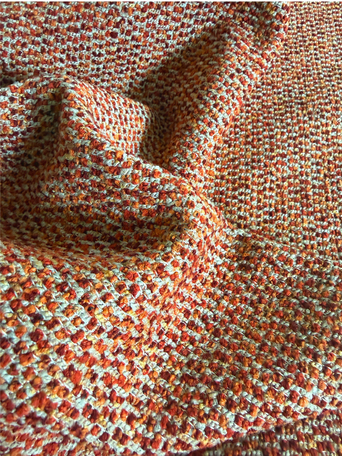 Banyan Spiced Terracotta Fabric - Esselle Home